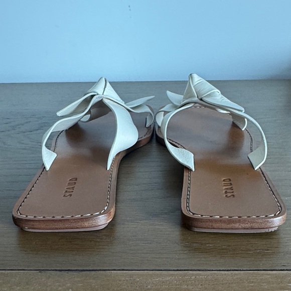 Staud Women's Cream Lei Leather Sandals - Picture 4 of 7